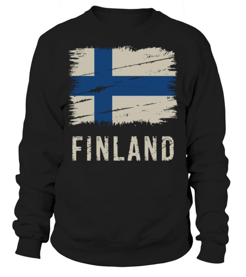 Finnish Flag Vintage Made In Finland Sweatshirt Unisex
