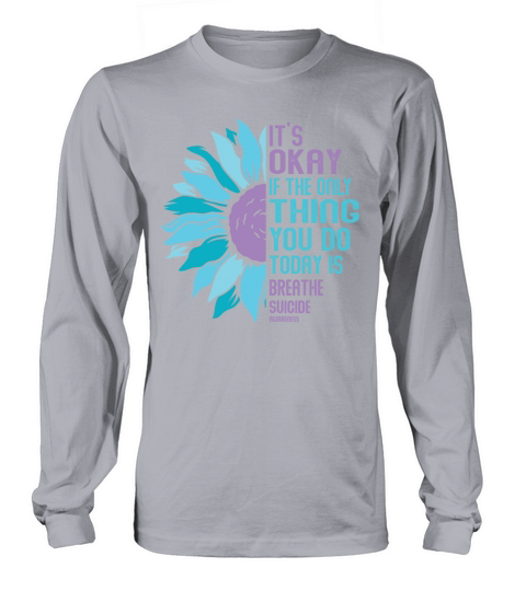 Mental Health Warrior Purple and Teal Long sleeved Unisex