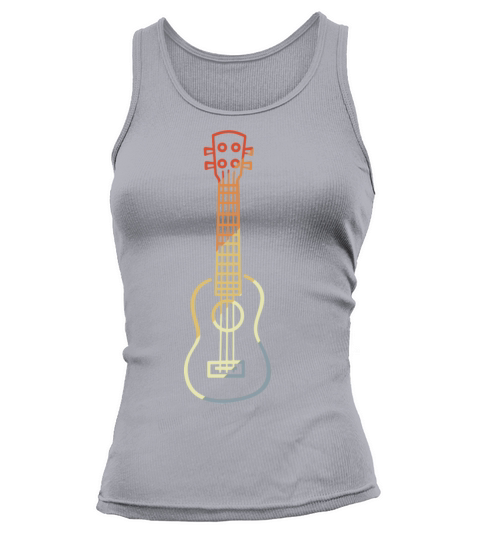 Vintage Ukulele Sketch Tank top Woman