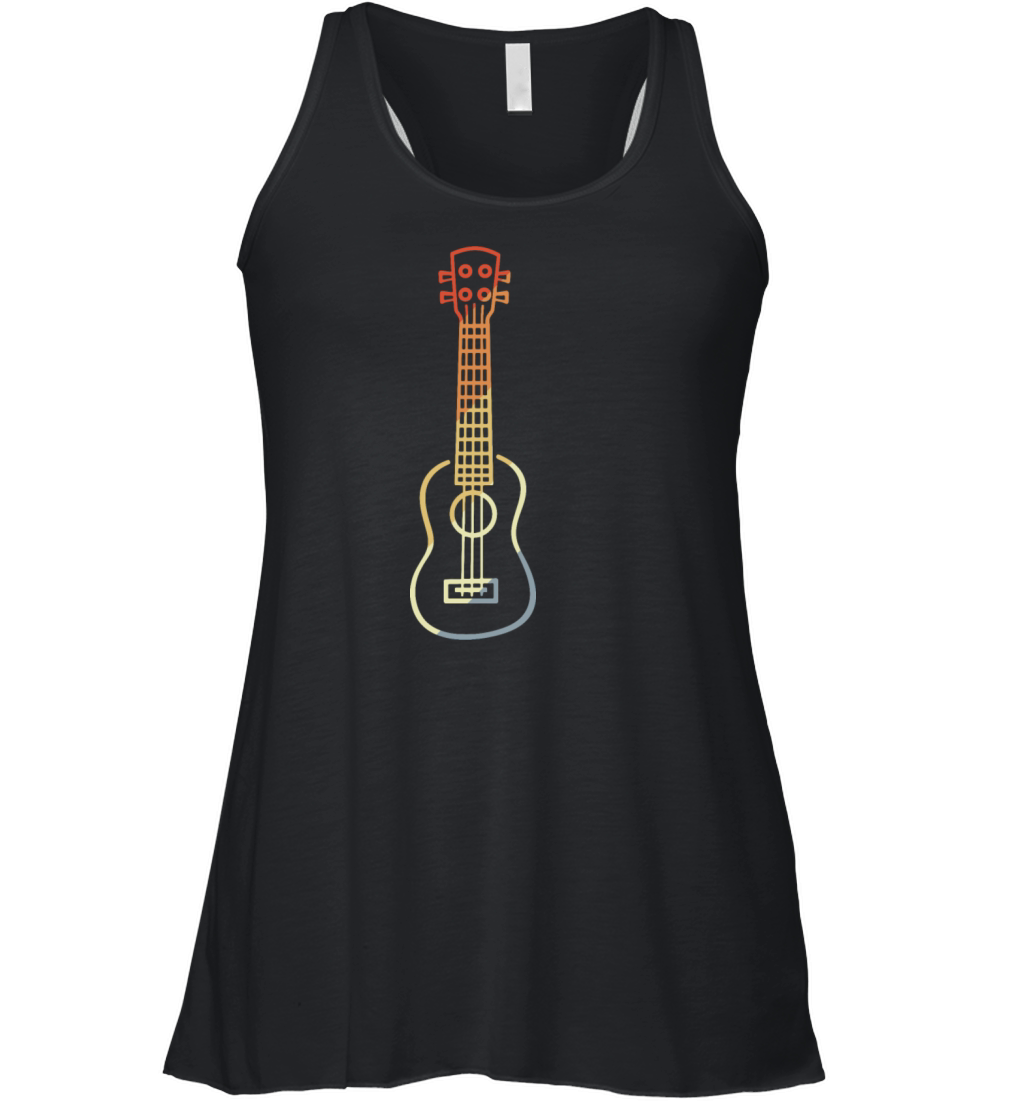 Vintage Ukulele Sketch Women's Flowy Tank Top