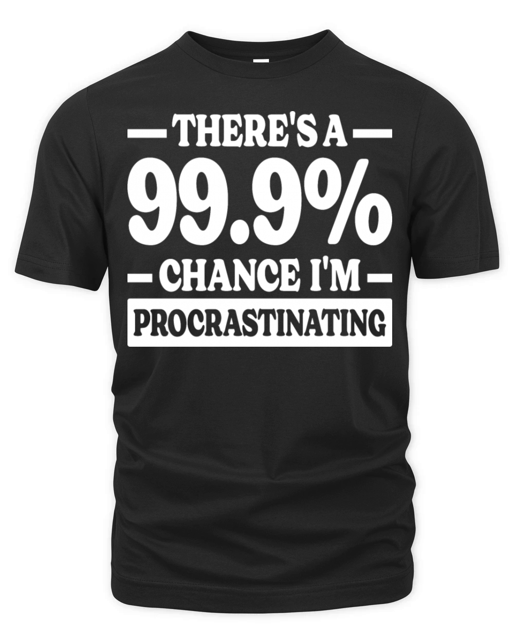 Funny Im Procrastinating Sarcastic Organic Unisex T-shirt