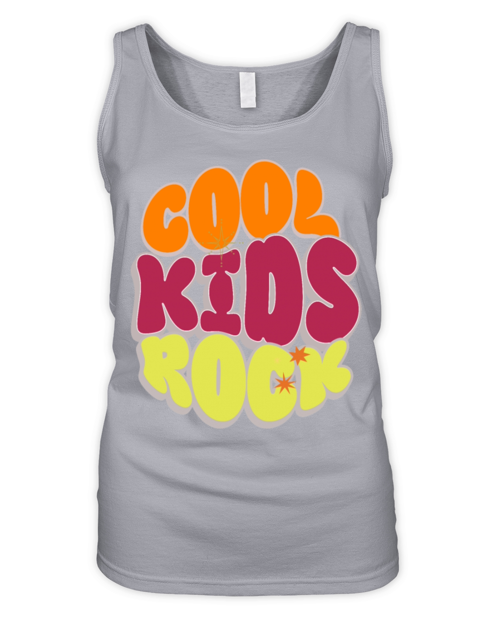 COOL KIDS ROCK Organic Women's Tank Top