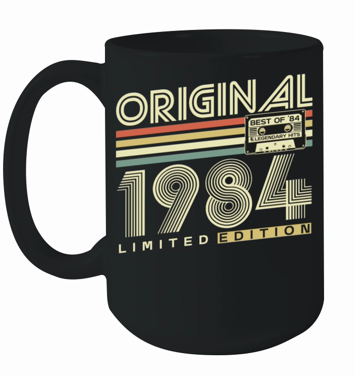 Original 1984 Vintage Retro 40th Birthday Ceramic Mug