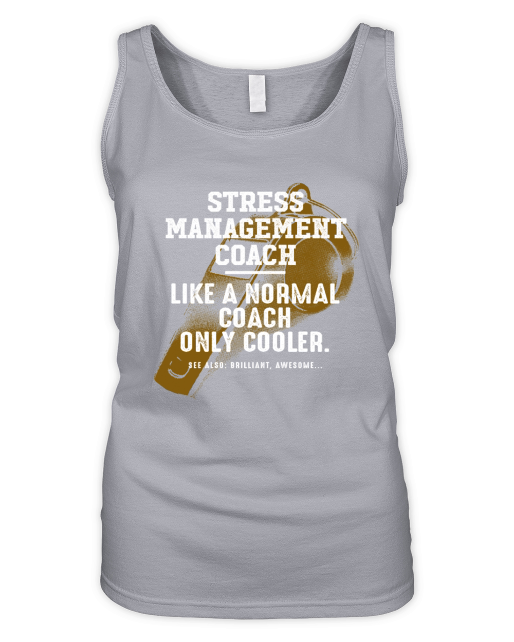 Stress Management Coach Like a Normal Coach Motiva Organic Women's Tank Top