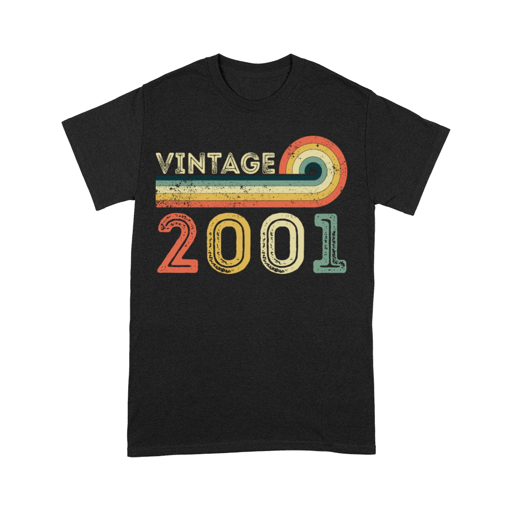 Vintage 2001 Born in 2001 Birthday Gift Premium T-shirt