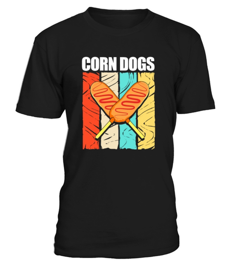 Retro Vintage Stick Food Lover Corn Dogs T-Shirt Unisex
