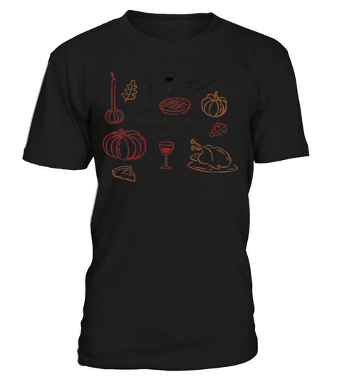 Thanksgiving Day Minimalist T-Shirt Unisex