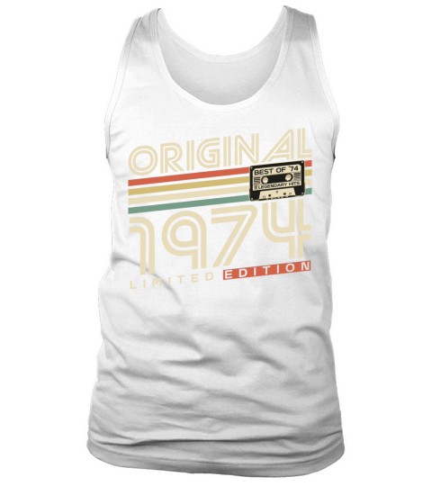 Original 1974 Vintage Retro 50th birthday Tank Top Unisex
