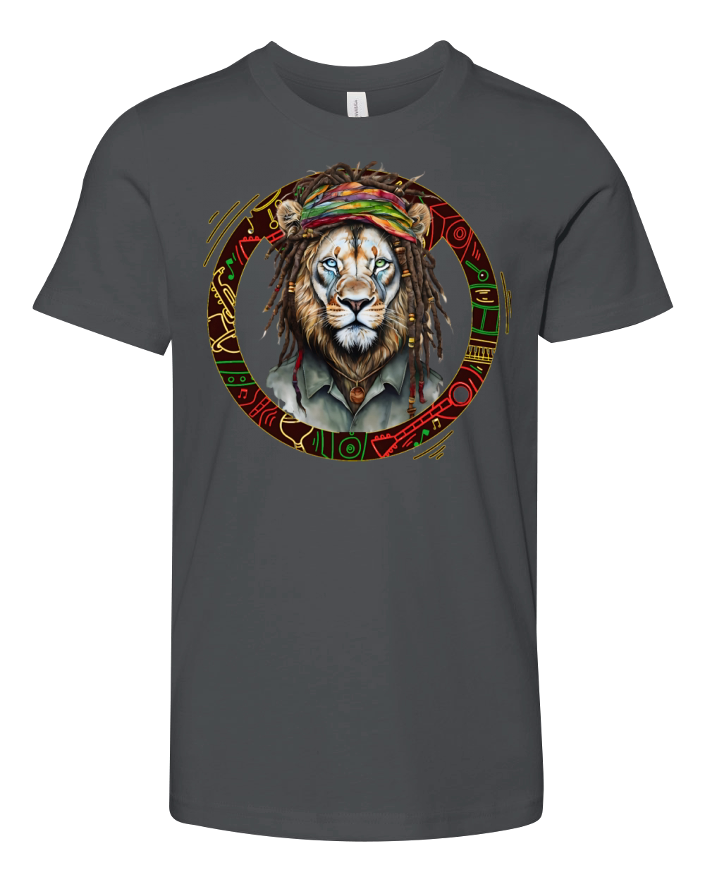 Rasta Lion Youth Unisex Jersey Tee