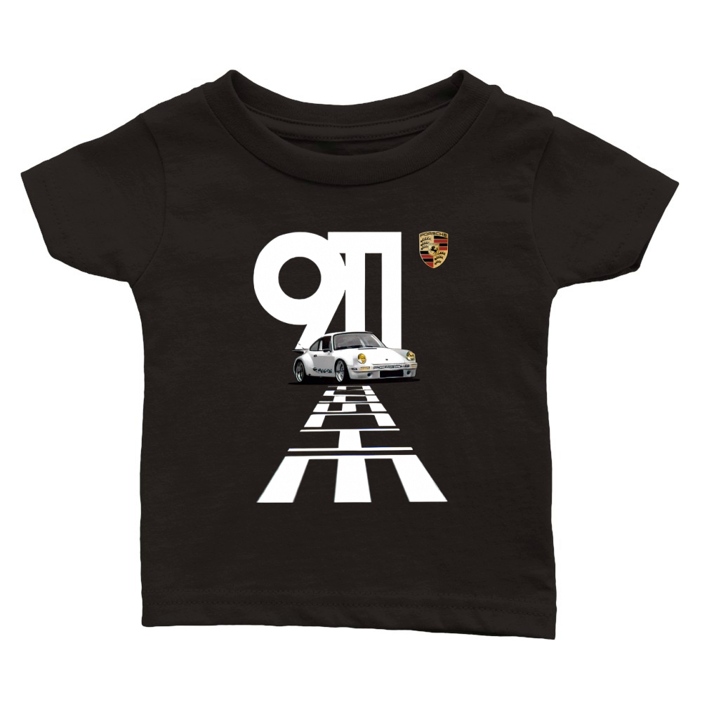 Vintage 911 Porsche Racing Car Classic Baby Crewneck T-shirt