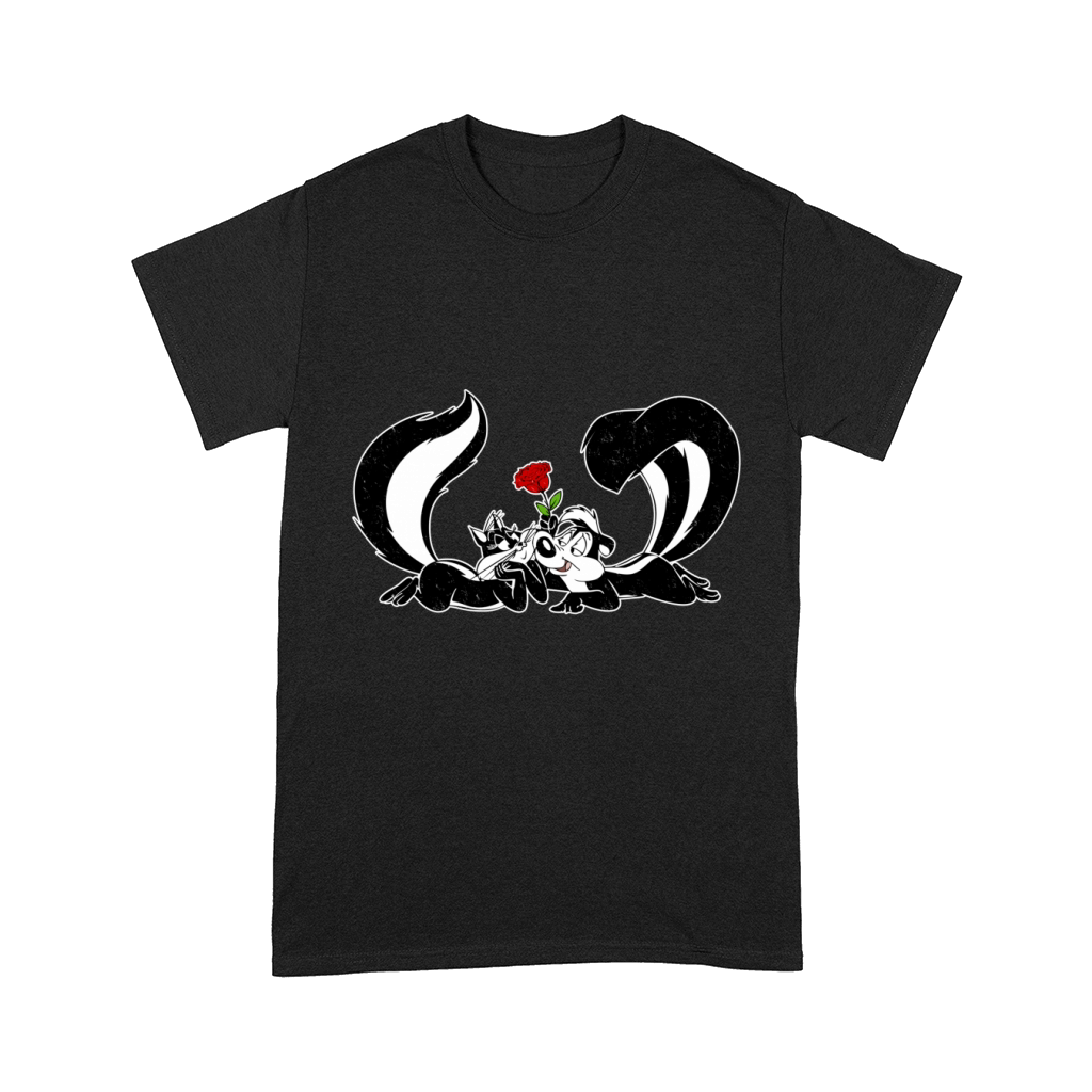 Pepe Le Pew And Penelope Love Comfort T-shirt - Designed by Biswadip Nandi