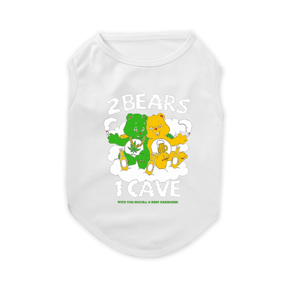 Official 2 bears 1 cave with tom segura and bert kreischer shirt Pet T-Shirt