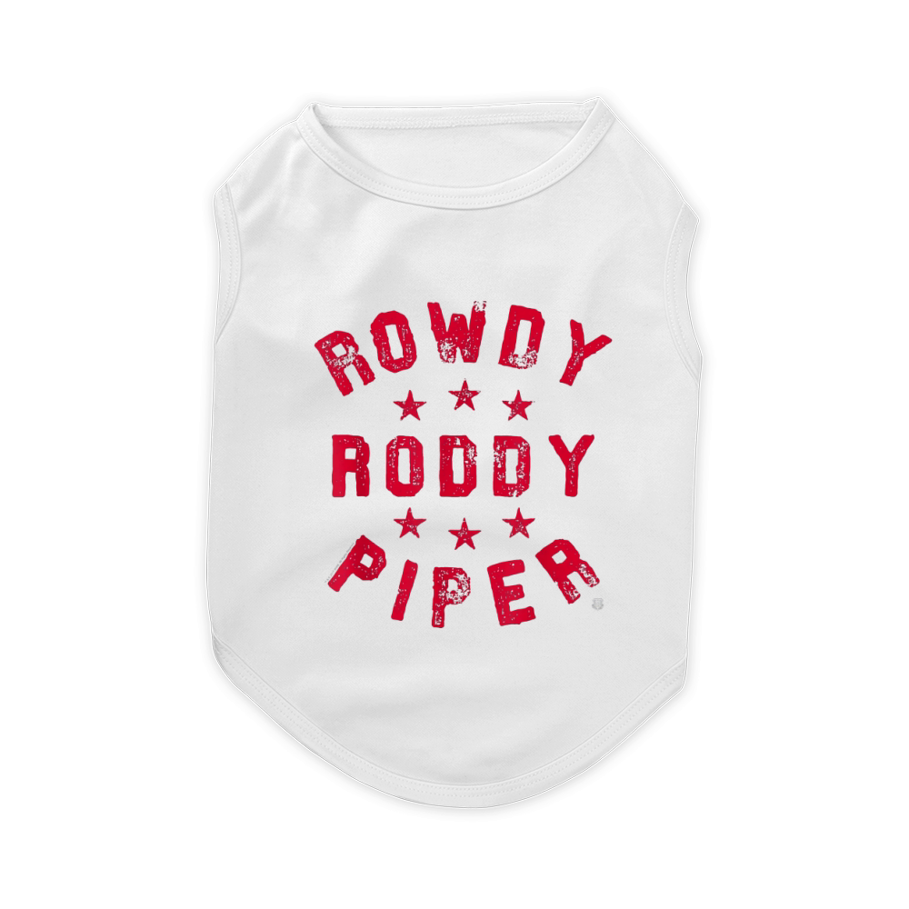 Rowdy Roddy Piper Distressed Fight Pet T-Shirt