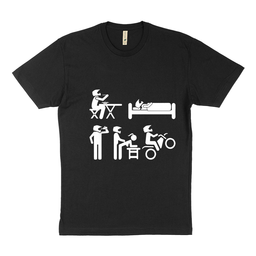 Bike-Funny Dirt Bike Rider Sustainable T-Shirt