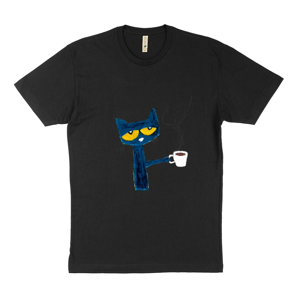 Pete the Cat with Coffee Sustainable T-Shirt