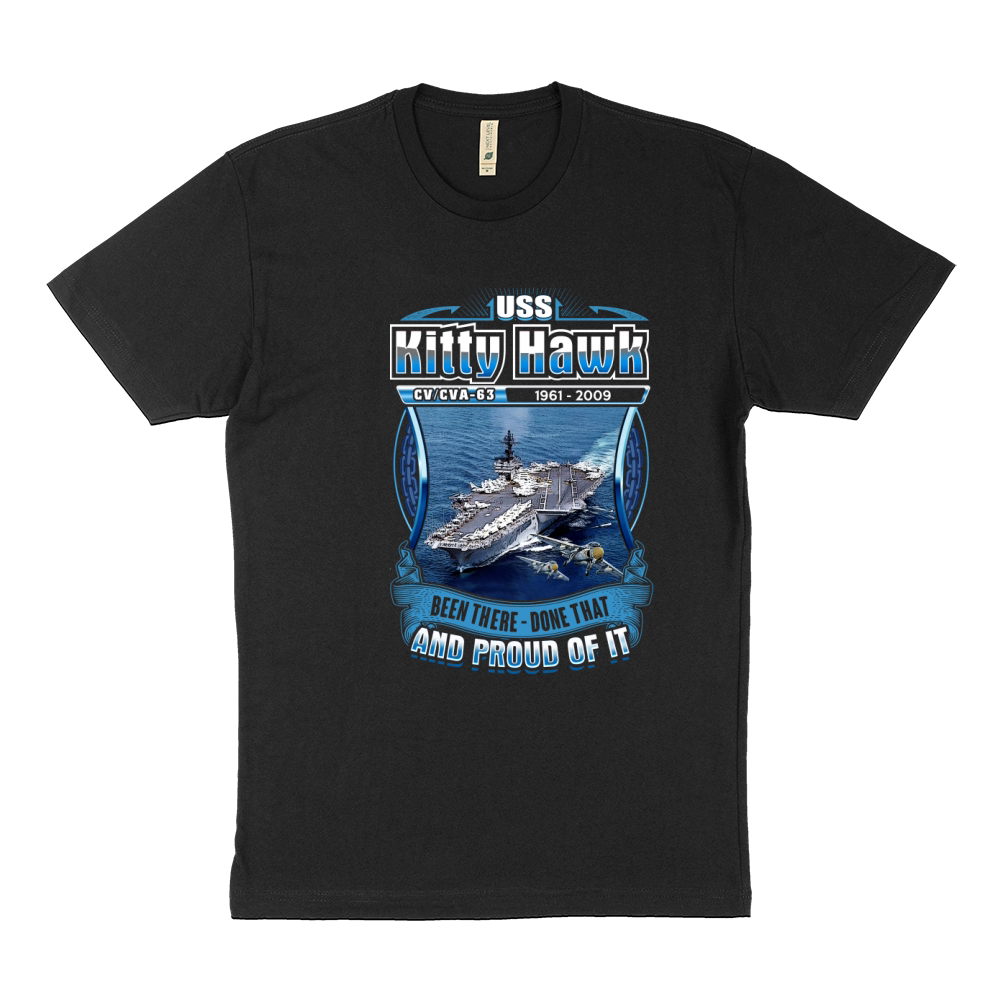 USS Kitty Hawk (CV-63) and proud of it Sustainable T-Shirt