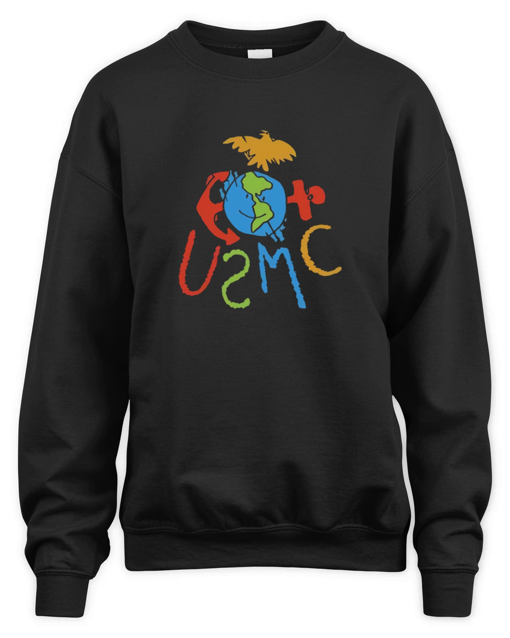 marine crayon earth Unisex Premium Crewneck Sweatshirt