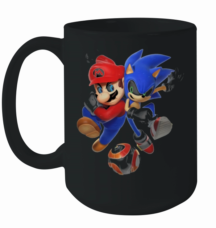 Mario and Sonic Rio Ceramic Mug