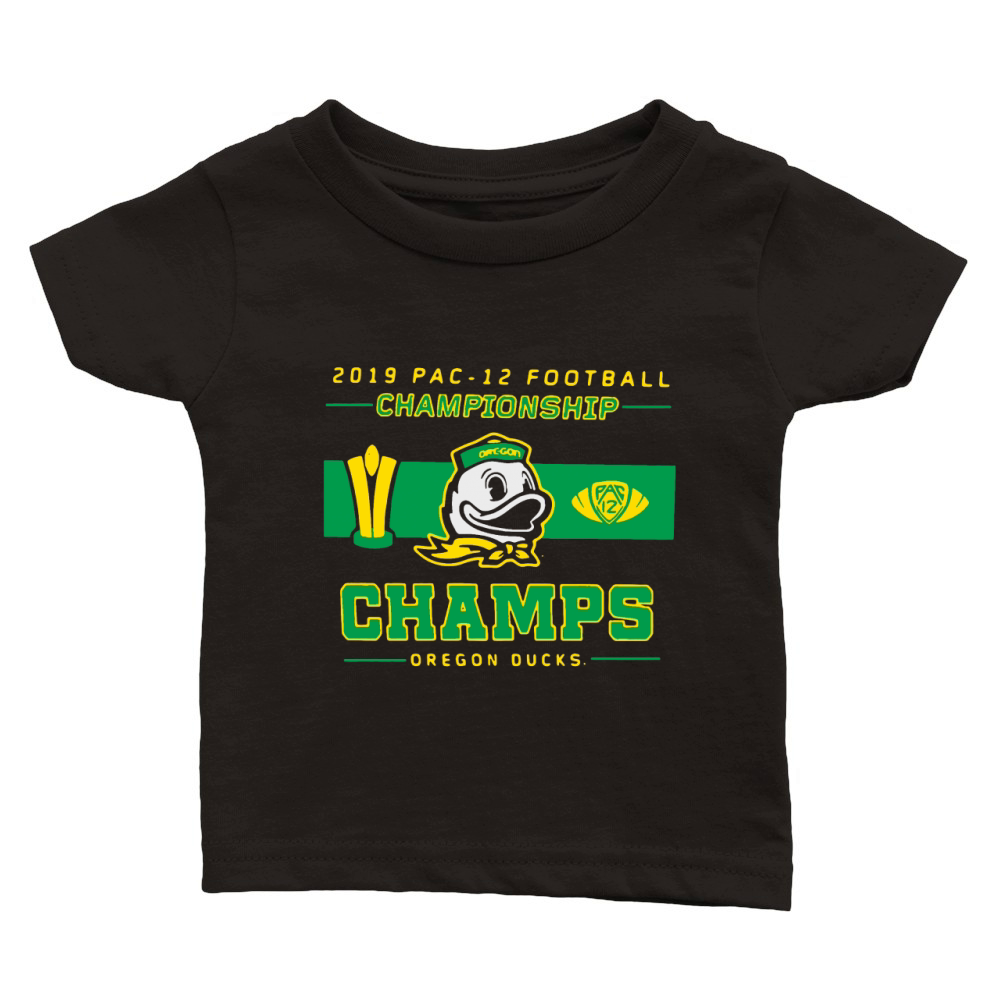 2019 Pac 12 Football Championship Champs Oregon Ducks shirt Classic Baby Crewneck T-shirt