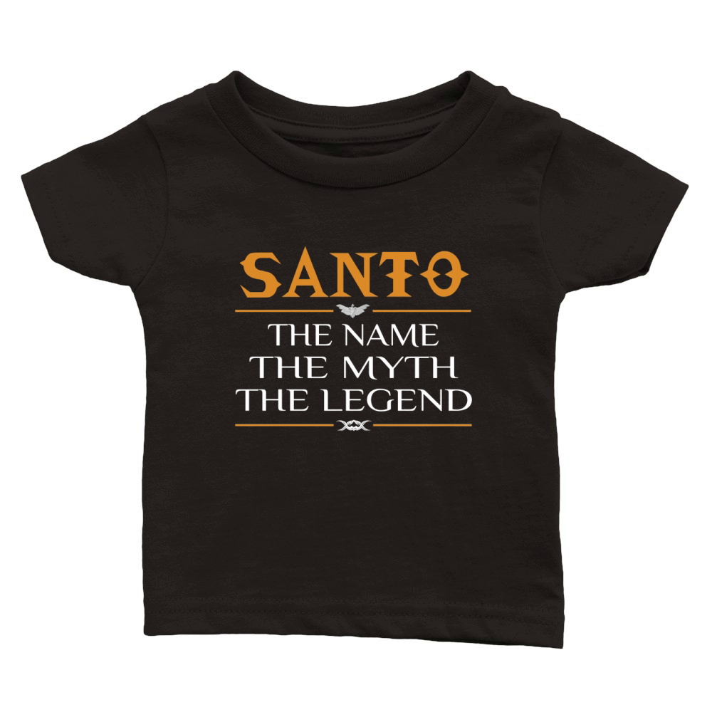 Santo Legend Name Santo  TeeForSanto Classic Baby Crewneck T-shirt