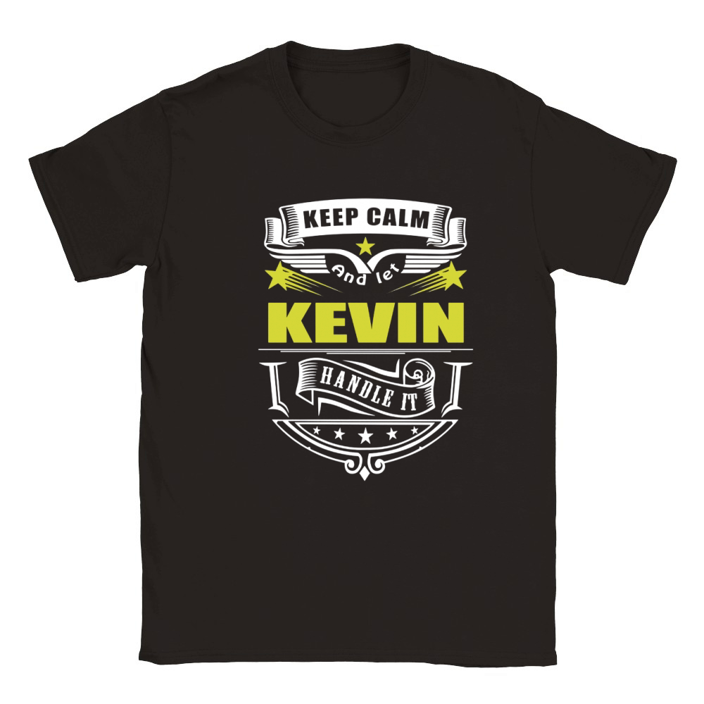 Keep calm and let KEVIN handle it Classic Kids Crewneck T-shirt