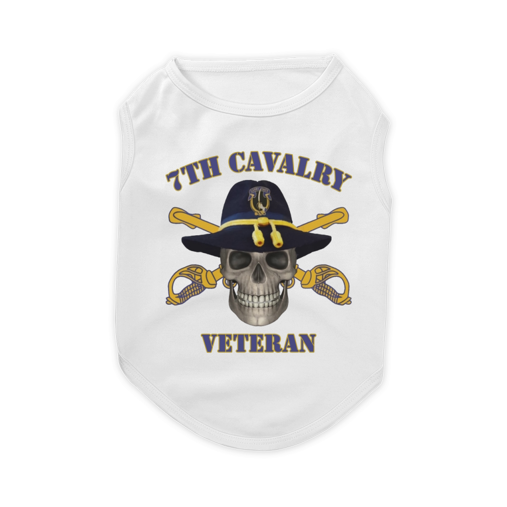7th Cavalry Regiment  Army Unit of Seventh Cavalry Tshirt Pet T-Shirt