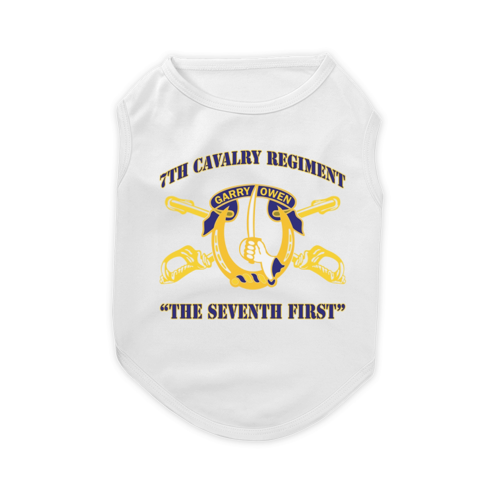 7TH CAVALRY REGIMENT Pet T-Shirt