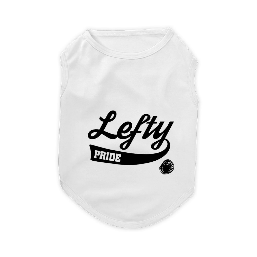 Baseball Lefty Pride Pet T-Shirt