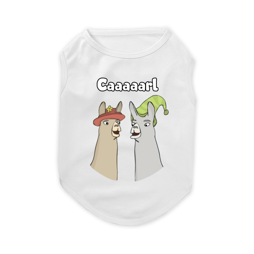 LLAMAS WITH HATS  CAAAARL CARL PAUL SECRET AGENT BOB FILM COW DROWNING RAFT LLAMAS Pet T-Shirt