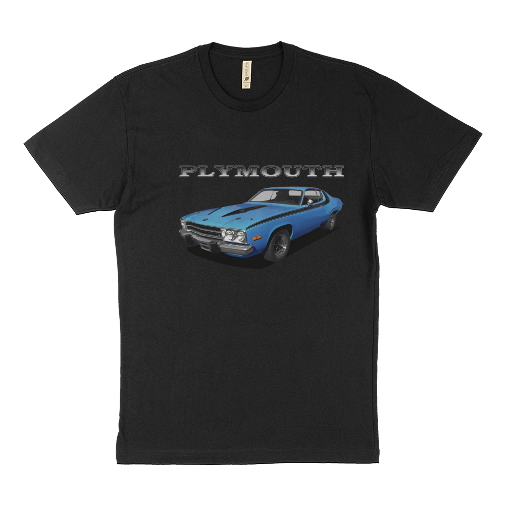 1973 Plymouth Road Runner Blue Sustainable T-Shirt