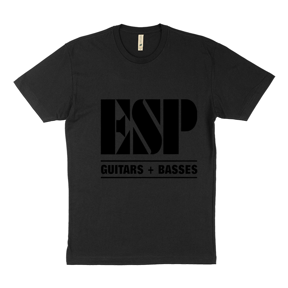 esp logo guitars basses Sustainable T-Shirt