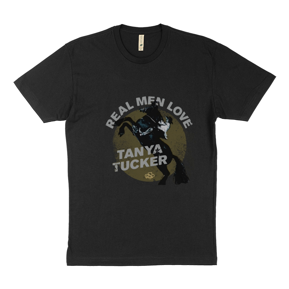 Horse Real Men Love Tanya Tucker shirt Sustainable T-Shirt