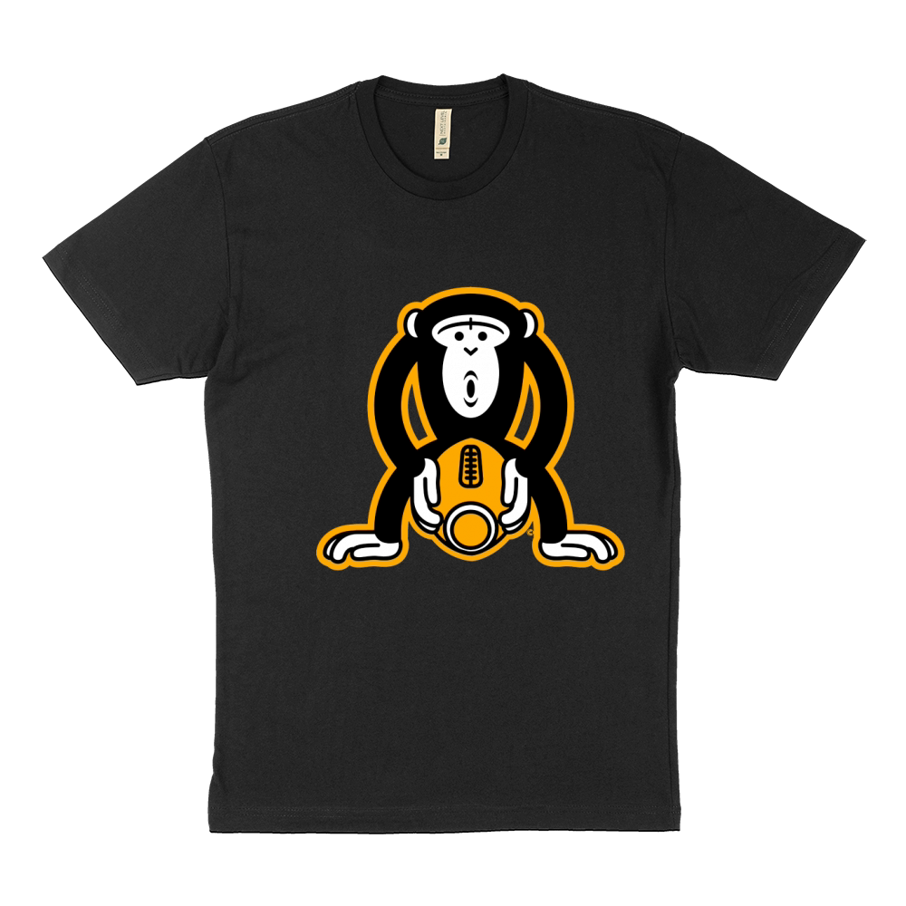 Monkey-Football funny Sustainable T-Shirt