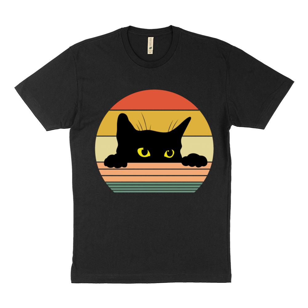 Retro Cat Sustainable T-Shirt