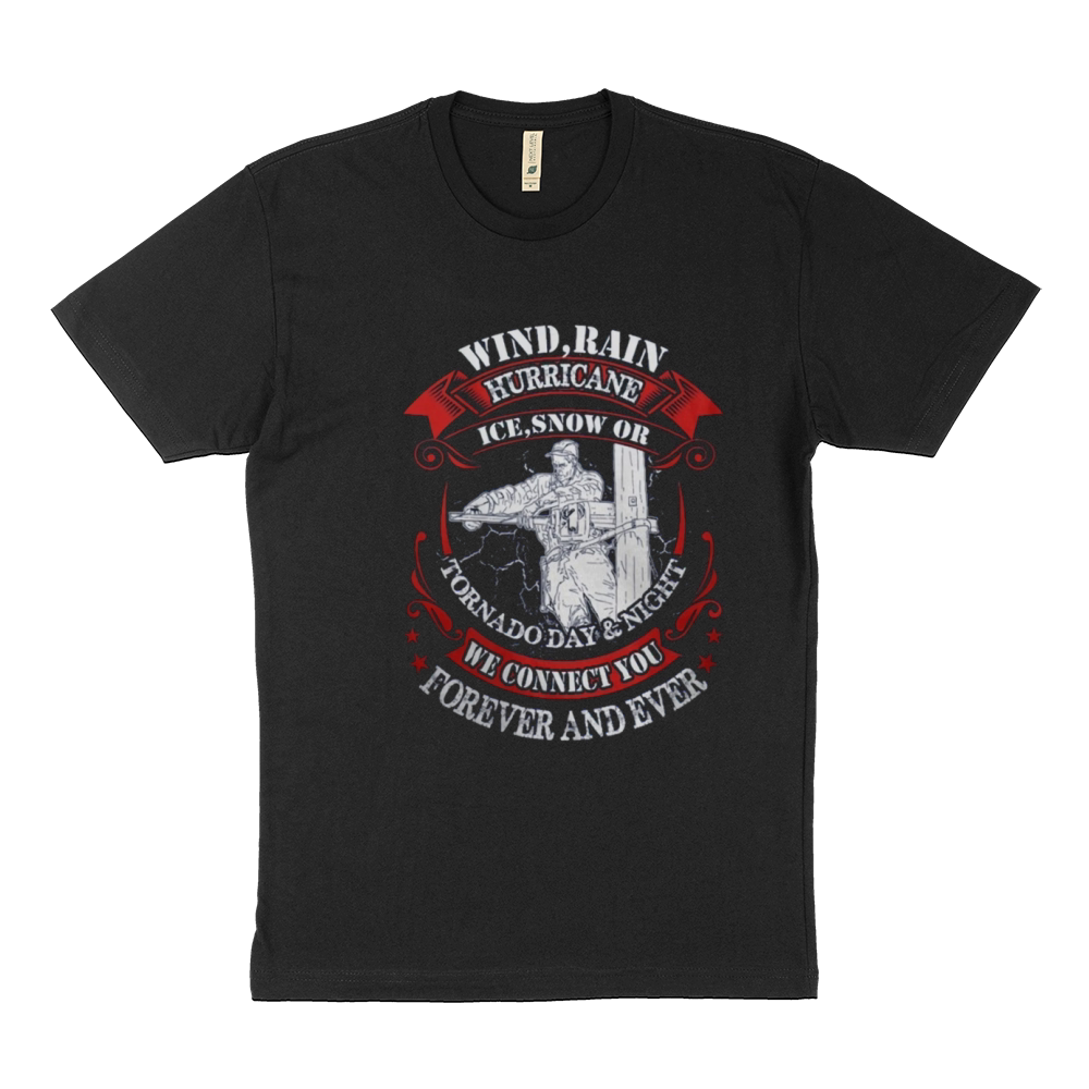TELEPHONE LINEMAN Sustainable T-Shirt