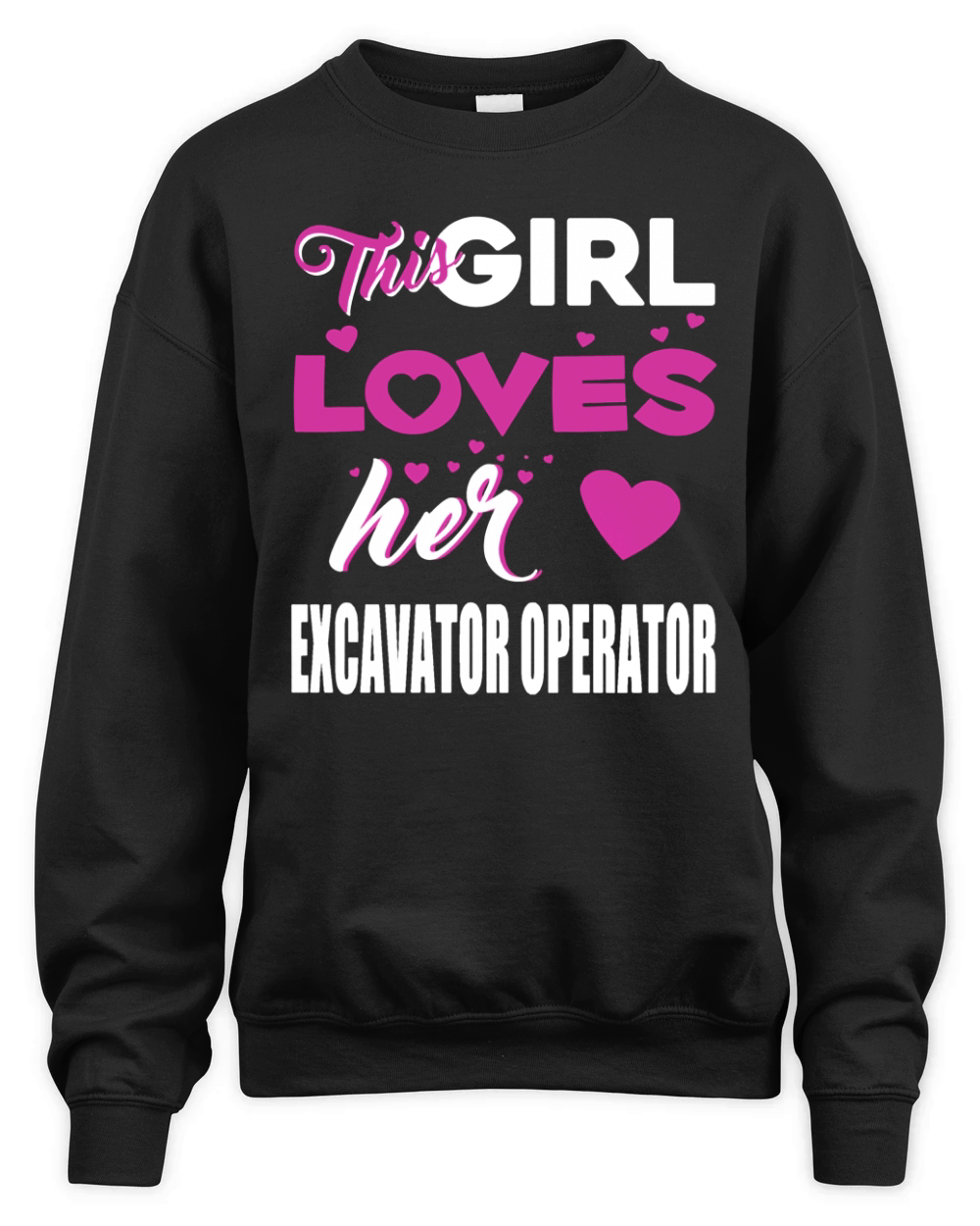 EXCAVATOR OPERATOR Unisex Premium Crewneck Sweatshirt