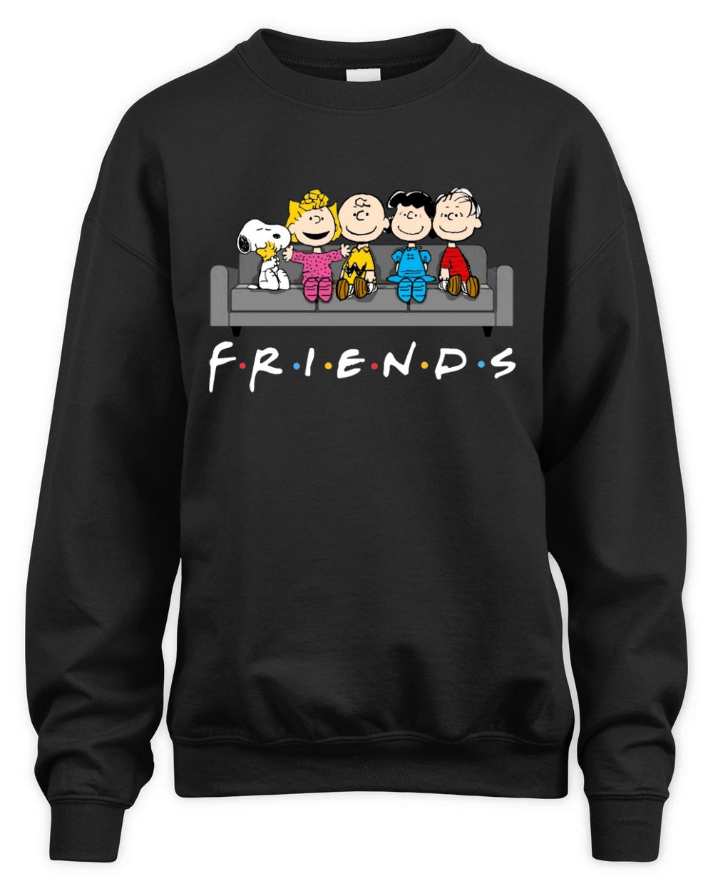 Peanuts Snoopy Friends Unisex Premium Crewneck Sweatshirt