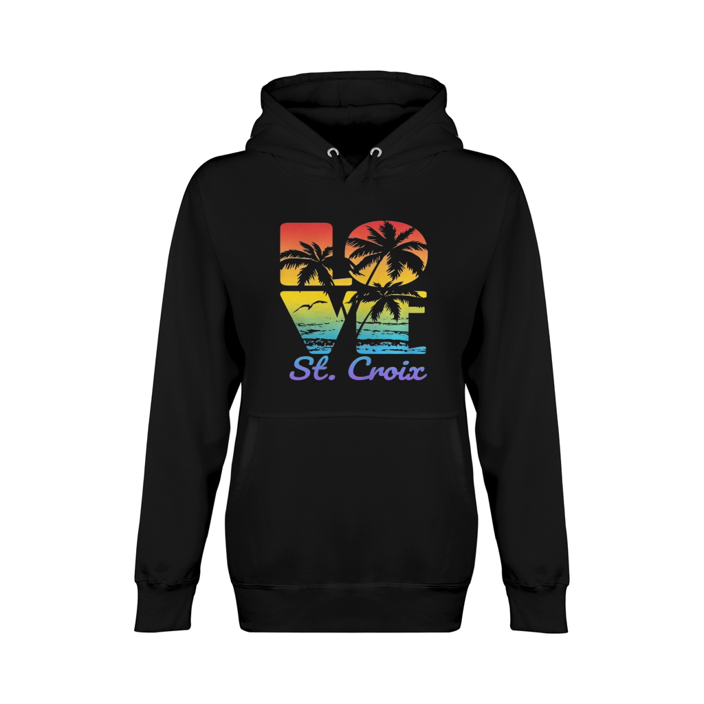 St Croix Tropical Love Unisex Premium Pullover Hoodie
