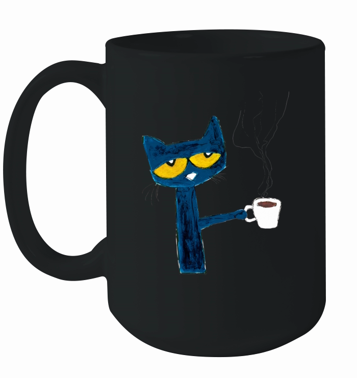 Pete the Cat with Coffee Ceramic Mug