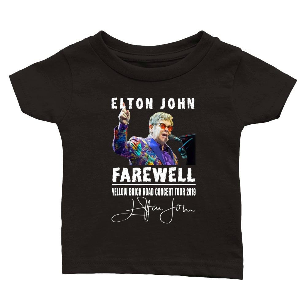 Elton John Farewell Yellow Brick Road Concert Tour 2019 shirt Classic Baby Crewneck T-shirt