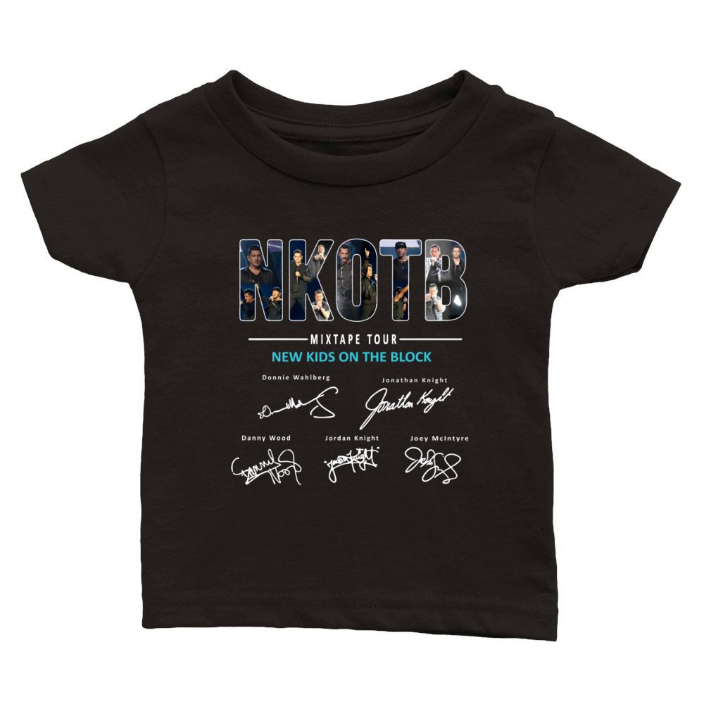 NKOTB Mixtape Tour New Kids On The Block Signature Classic Baby Crewneck T-shirt