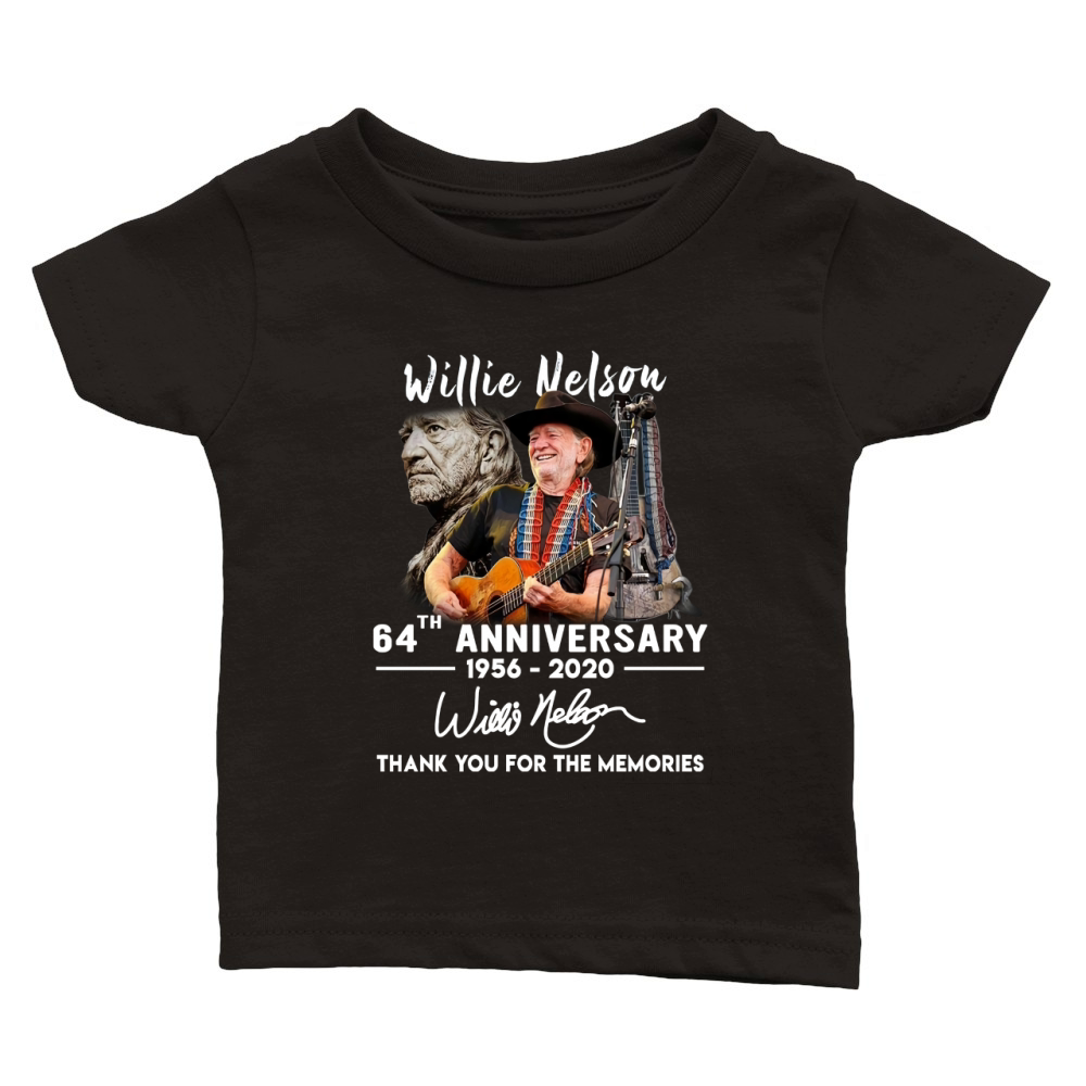Willie Nelson Anniversary Classic Baby Crewneck T-shirt