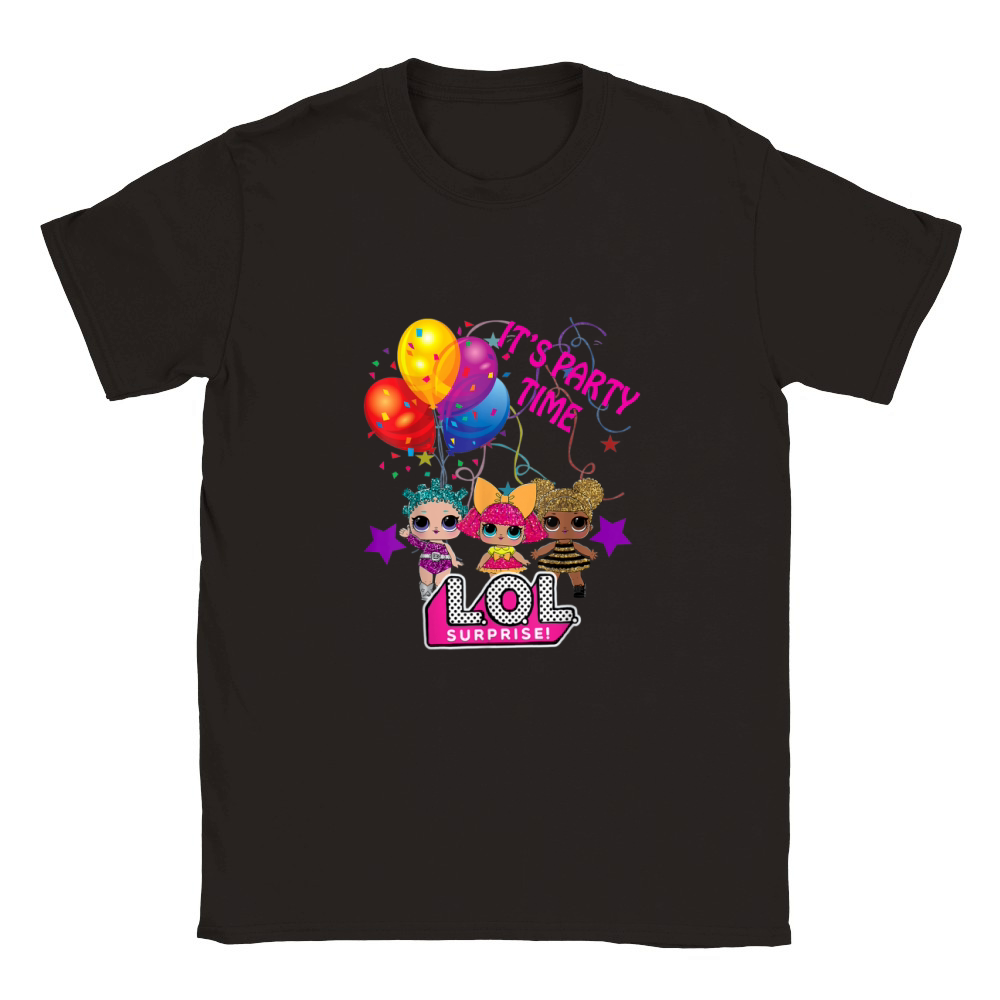 It’s party time LOL surprise Classic Kids Crewneck T-shirt