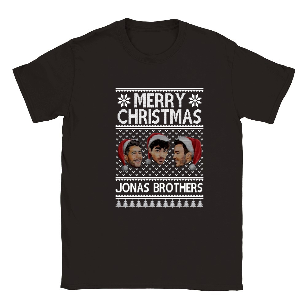 Merry Christmas Jonas Brothers Ugly Christmas shirt Classic Kids Crewneck T-shirt