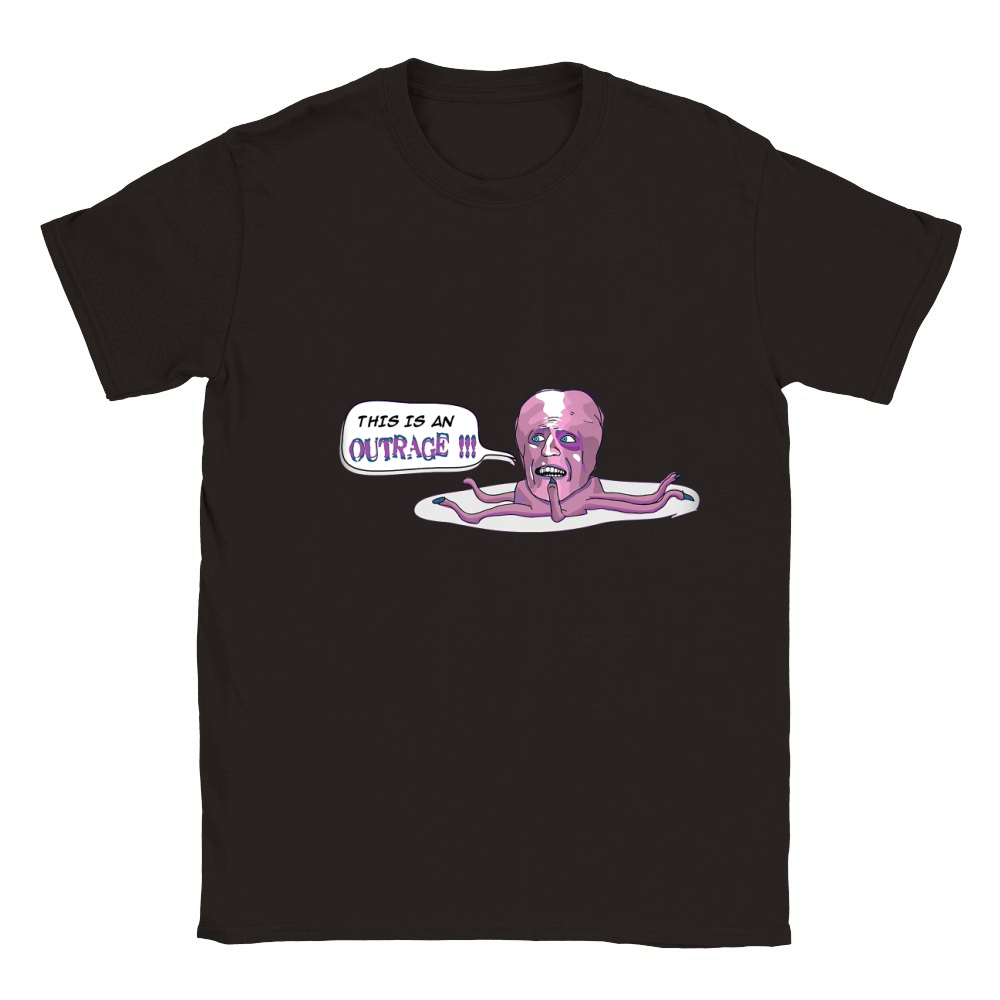 The Mighty Boosh -this Is An Outrage Classic Kids Crewneck T-shirt