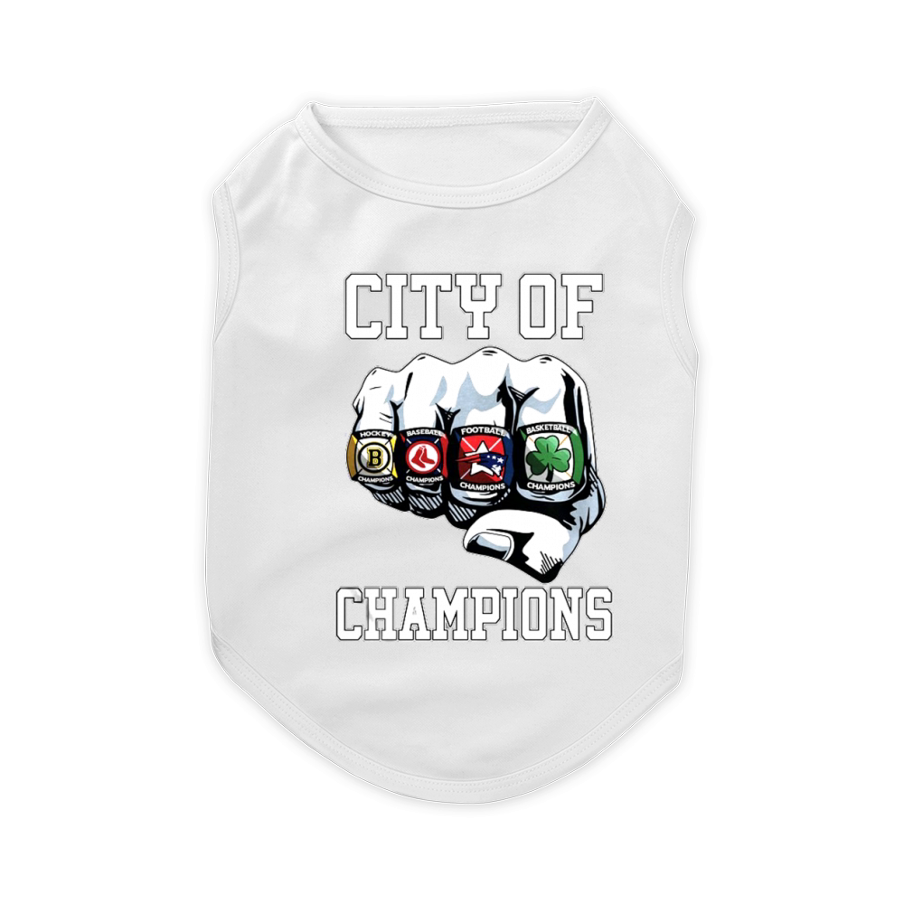 boston city of champions shirt Pet T-Shirt