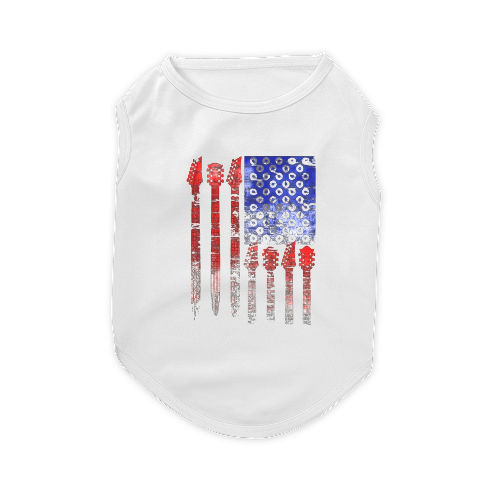 Country Music USA National day Flag Country Music Pet T-Shirt