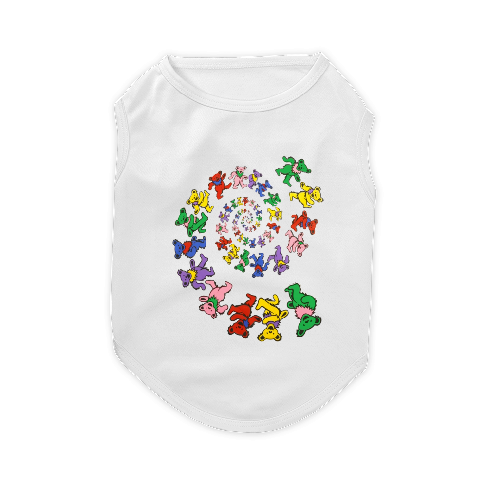 grateful dead dancing bears Pet T-Shirt