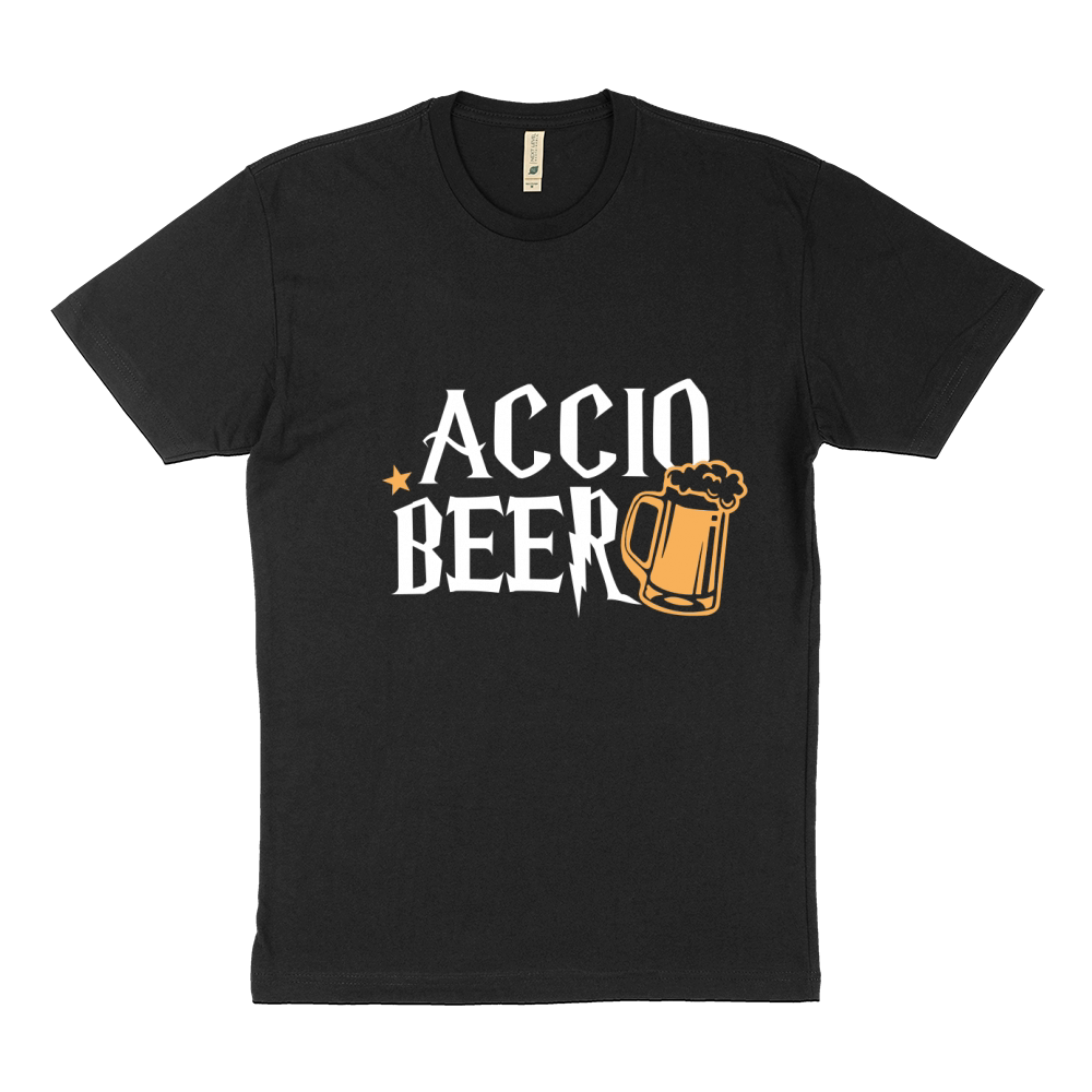 Accio Beer Potter Magic Spell Drink Harry shirt Sustainable T-Shirt