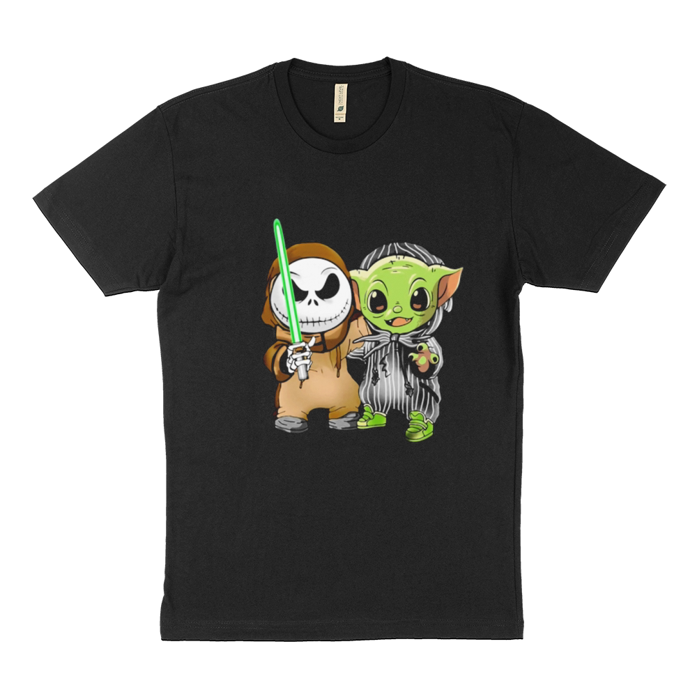 Baby Yoda and Jack Skellington Sustainable T-Shirt